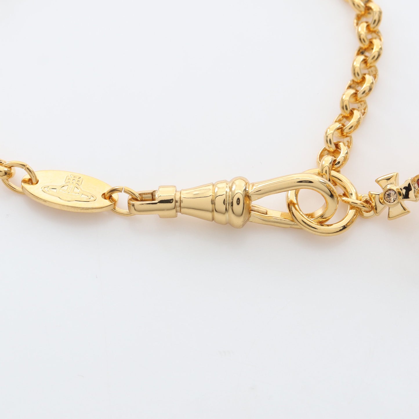 NEW PETITE ORB ブレスレット GP ラインストーン ゴールド マルチカラー ヴィヴィアンウエストウッド アクセサリー Vivienne Westwood