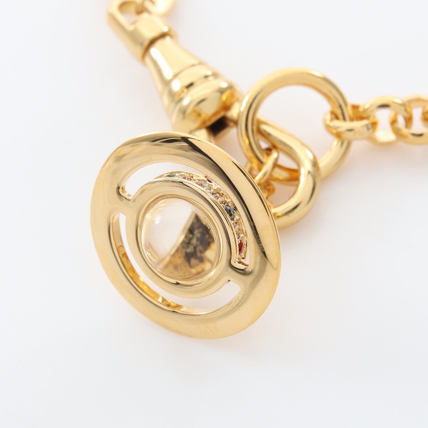NEW PETITE ORB ブレスレット GP ラインストーン ゴールド マルチカラー ヴィヴィアンウエストウッド アクセサリー Vivienne Westwood