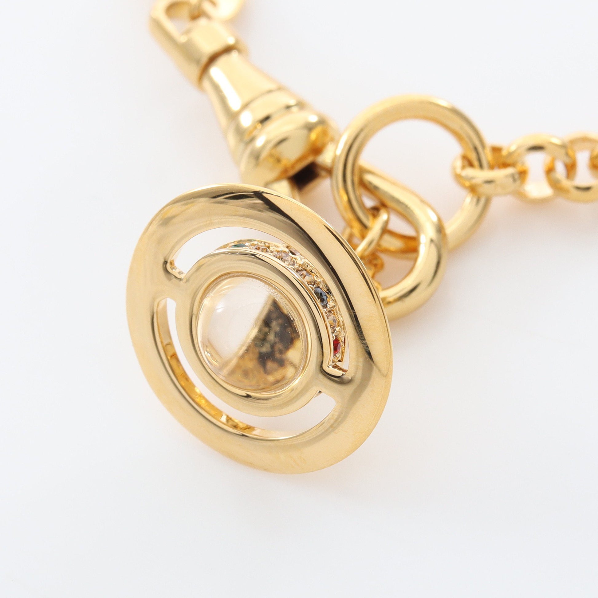 NEW PETITE ORB ブレスレット GP ラインストーン ゴールド マルチカラー ヴィヴィアンウエストウッド アクセサリー Vivienne Westwood
