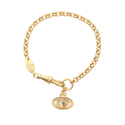 NEW PETITE ORB ブレスレット GP ラインストーン ゴールド マルチカラー ヴィヴィアンウエストウッド アクセサリー Vivienne Westwood