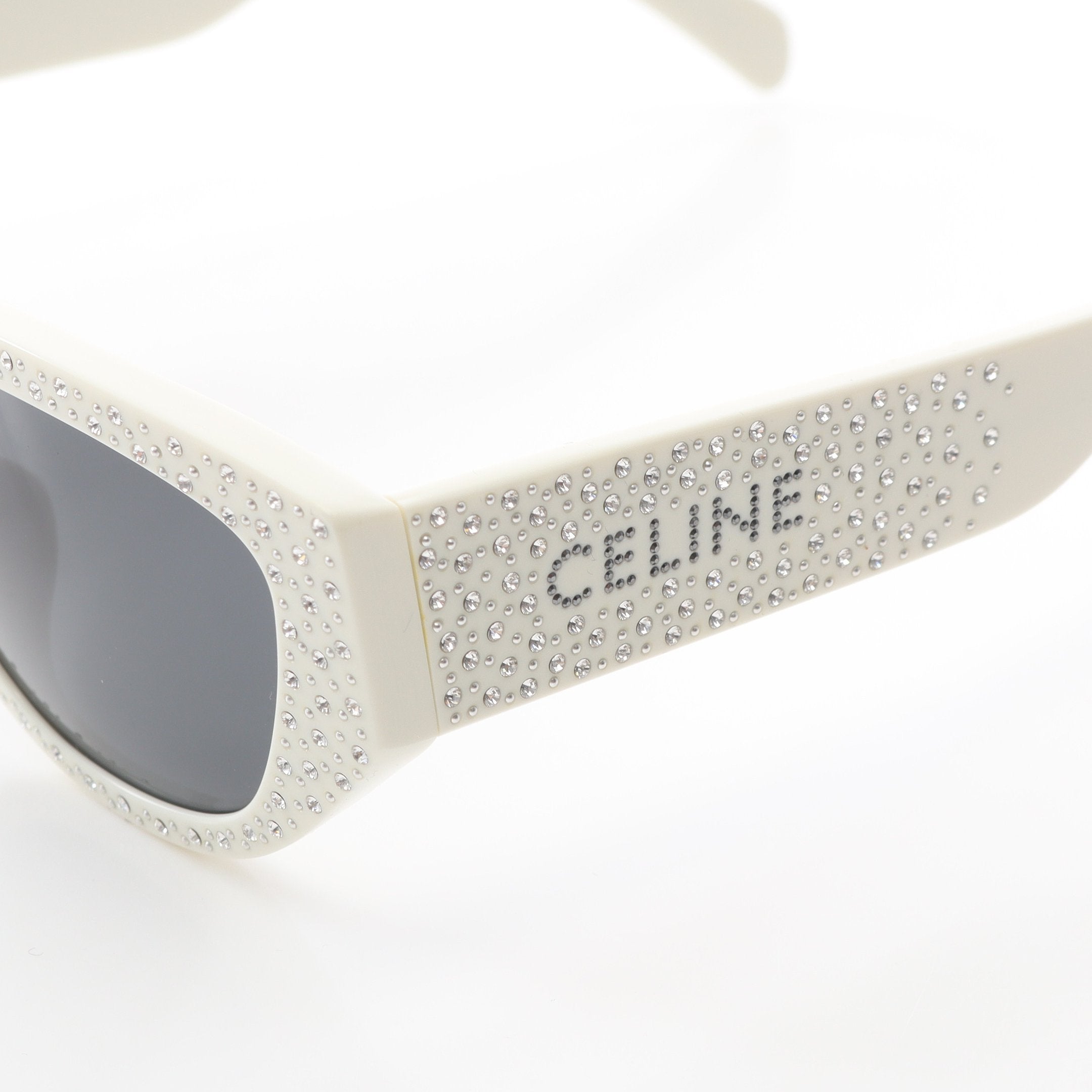 サングラス アイボリー ラインストーン セリーヌ – RECLO
