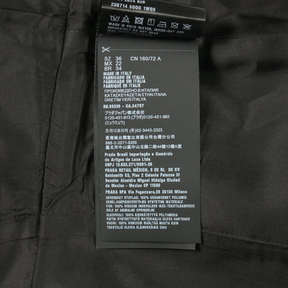 Re-Nylon ワンピース ナイロン ブラック 三角プレート プラダ ワンピース PRADA
