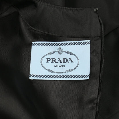 Re-Nylon ワンピース ナイロン ブラック 三角プレート プラダ ワンピース PRADA