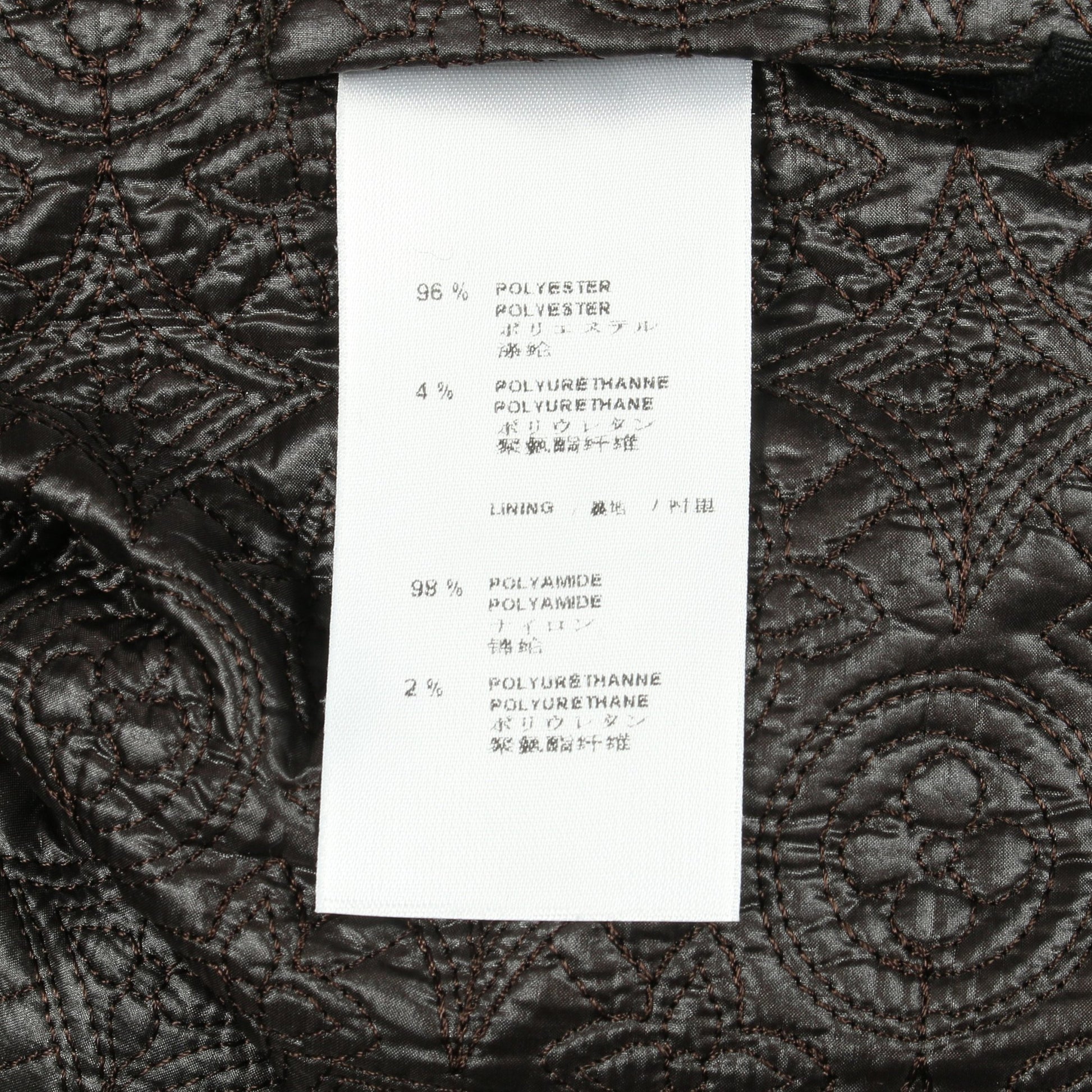 モノグラム ジャケット ナイロン ダークブラウン 中綿 フード付き リバーシブル ルイヴィトン アウター LOUIS VUITTON