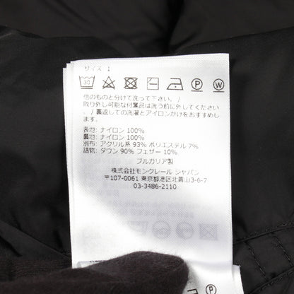 MAYAF ダウンジャケット ナイロン ブラック モンクレール アウター MONCLER