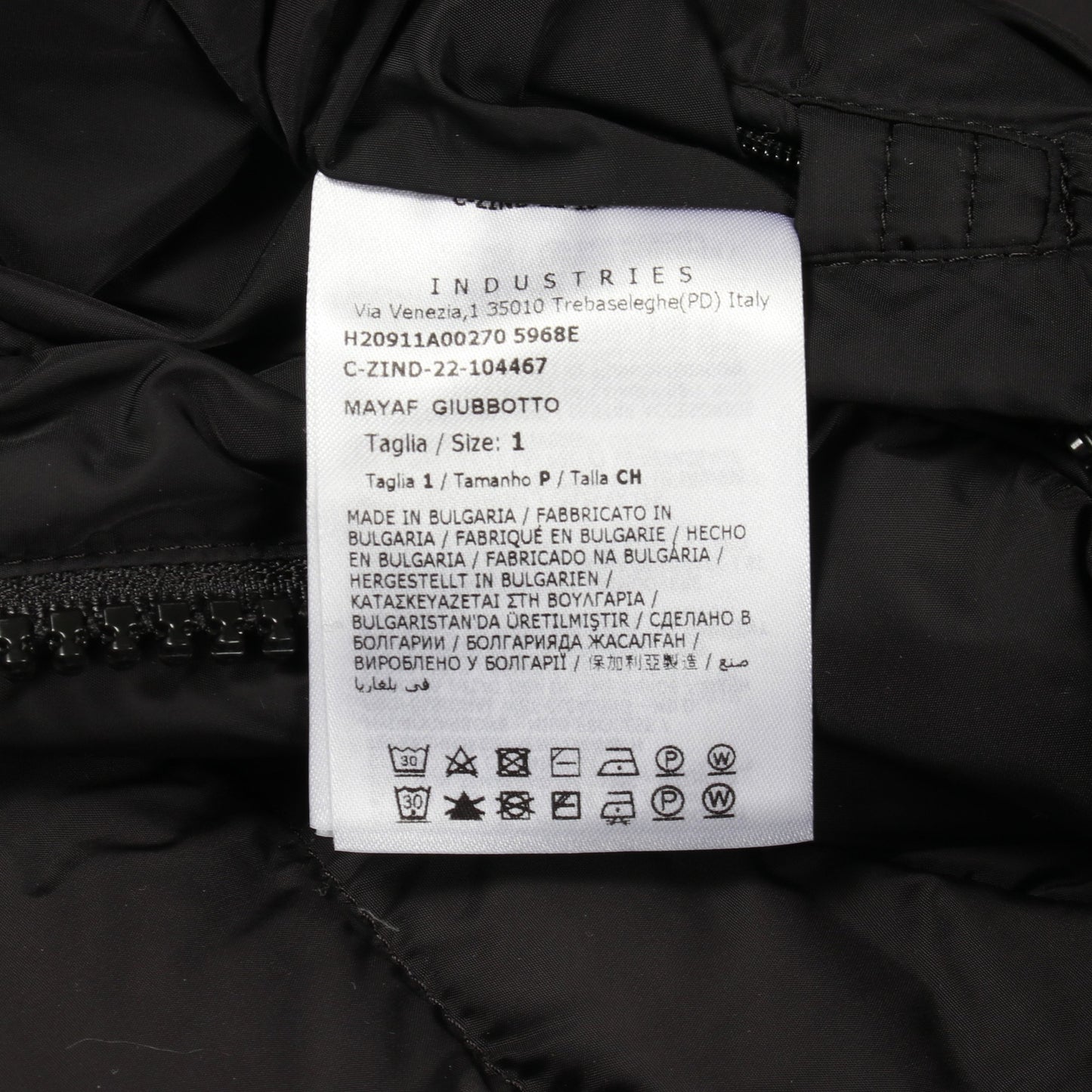 MAYAF ダウンジャケット ナイロン ブラック モンクレール アウター MONCLER