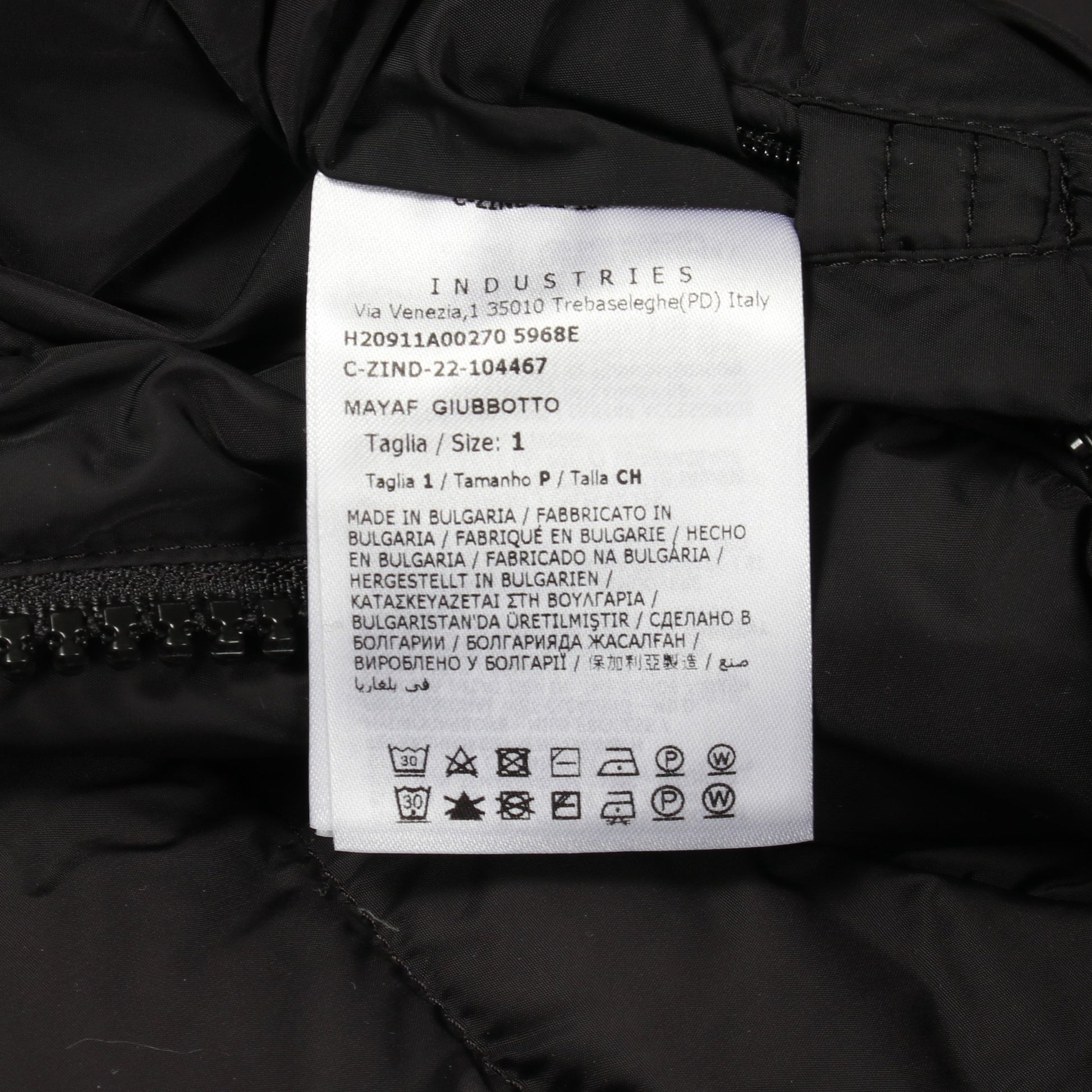 MAYAF ダウンジャケット ナイロン ブラック モンクレール アウター MONCLER