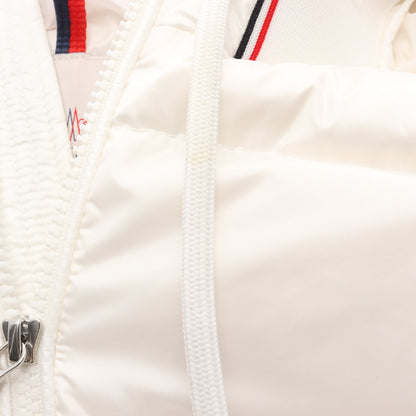 PAVIN ダウンジャケット ナイロン ホワイト フード付き モンクレール アウター MONCLER