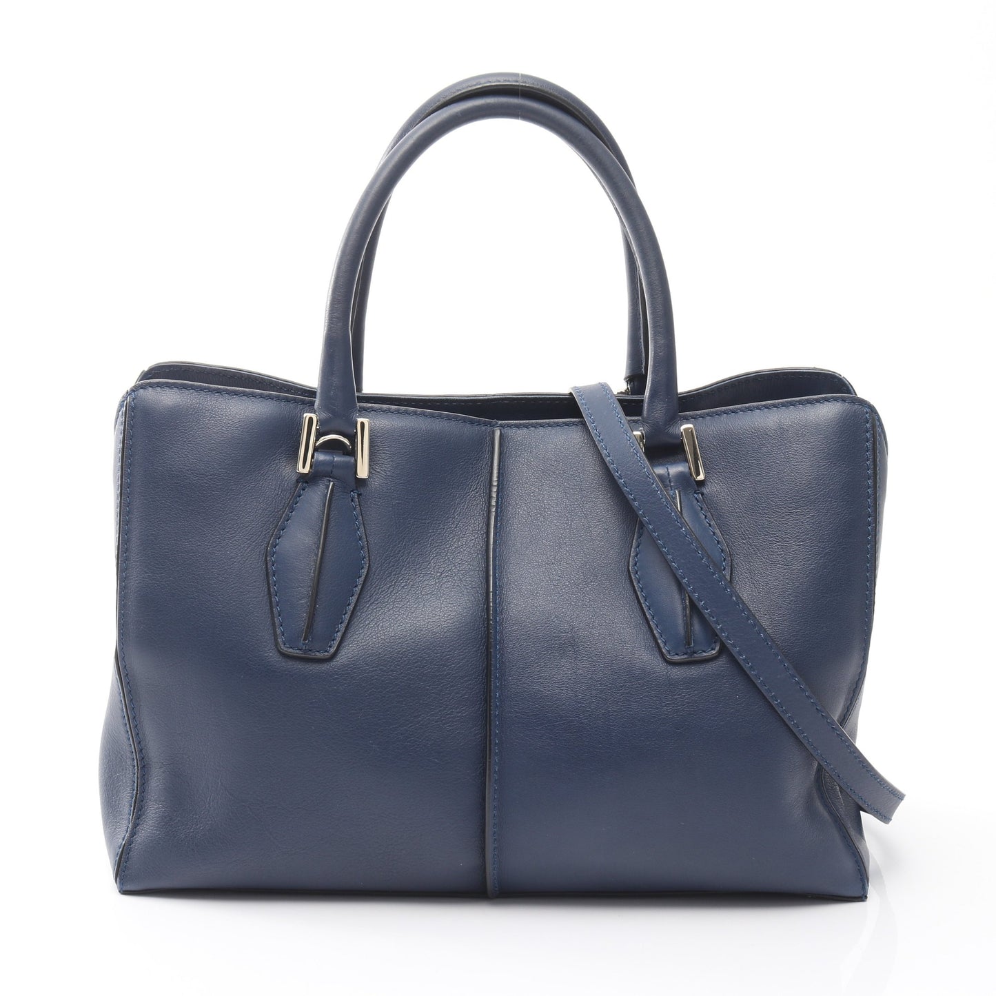 Dスタイリング ハンドバッグ レザー ネイビー 2WAY トッズ バッグ TOD'S