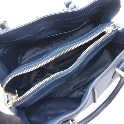 Dスタイリング ハンドバッグ レザー ネイビー 2WAY トッズ バッグ TOD'S