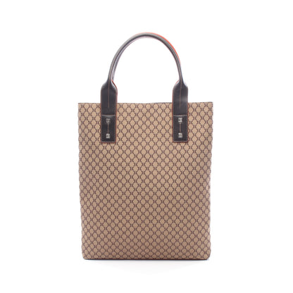 マカダム ショルダーバッグ トートバッグ ナイロンキャンバス レザー ブラウン ダークブラウン セリーヌ バッグ CELINE