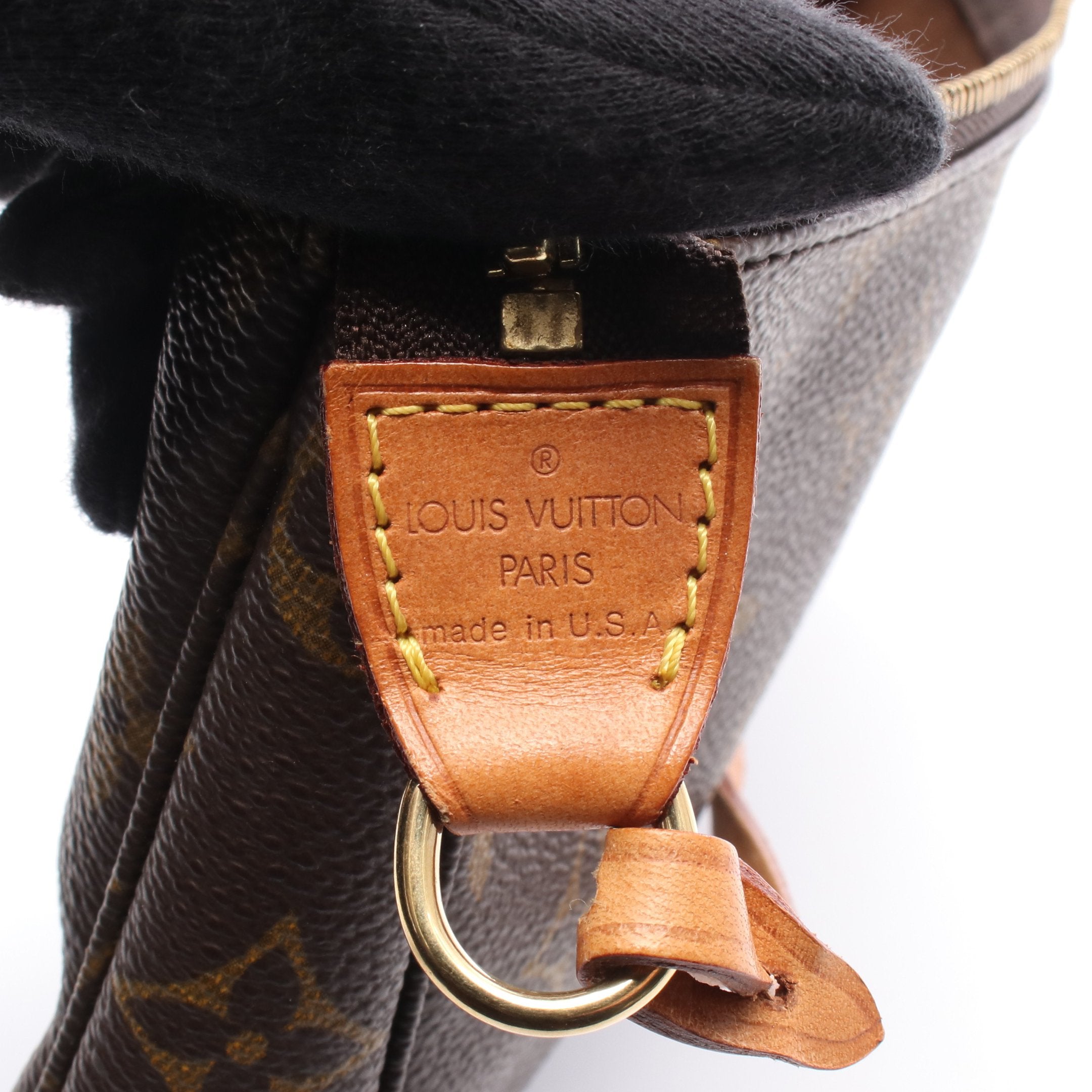 ポシェットアクセソワール モノグラム ハンドバッグ PVC レザー