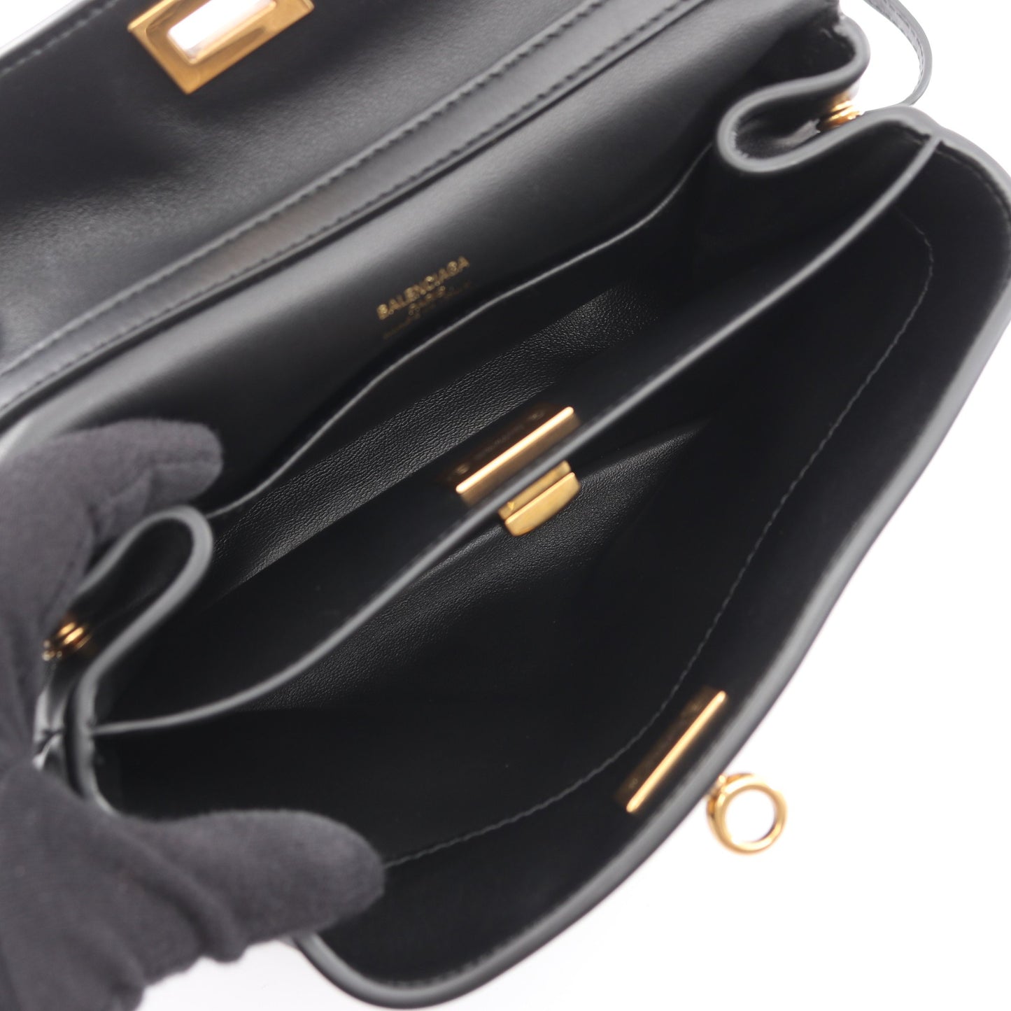 ロデオ ハンドバッグ レザー ブラック 2WAY バレンシアガ バッグ BALENCIAGA