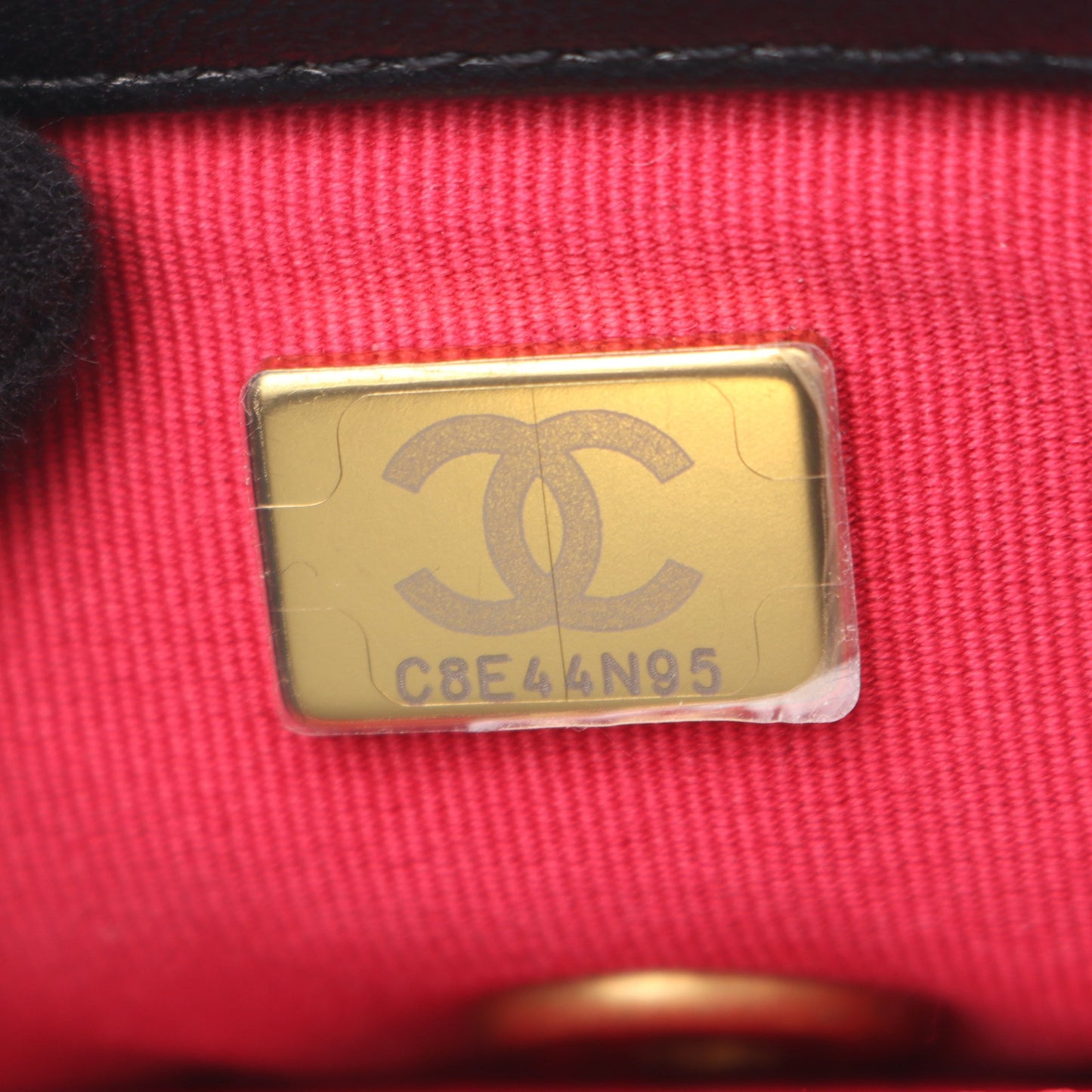 マトラッセ ハートロック チェーンショルダーバッグ ラムスキン ブラック ゴールド金具 シャネル バッグ CHANEL
