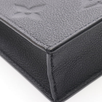 プティット サックプラ モノグラムアンプラント ノワール ハンドバッグ レザー ブラック 2WAY ルイヴィトン バッグ LOUIS VUITTON