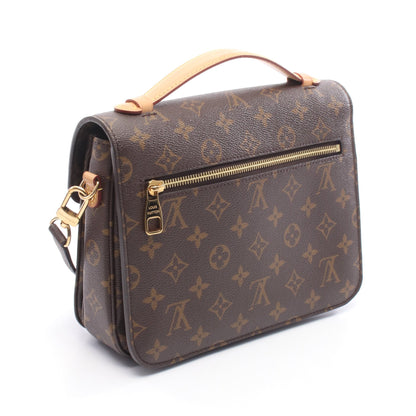 ポシェット メティス MM モノグラム ハンドバッグ PVC レザー ブラウン 2WAY ルイヴィトン バッグ LOUIS VUITTON
