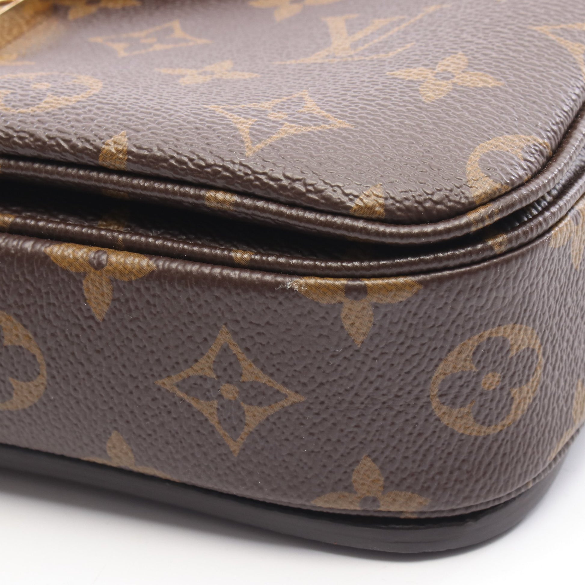 ポシェット メティス MM モノグラム ハンドバッグ PVC レザー ブラウン 2WAY ルイヴィトン バッグ LOUIS VUITTON