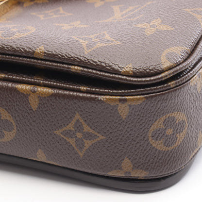ポシェット メティス MM モノグラム ハンドバッグ PVC レザー ブラウン 2WAY ルイヴィトン バッグ LOUIS VUITTON