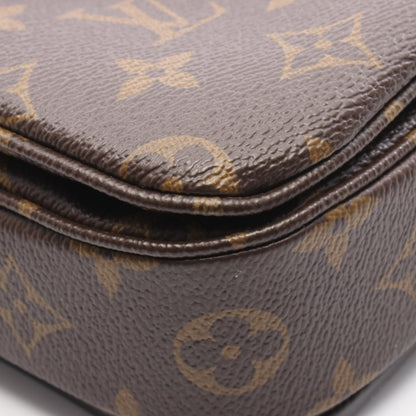 ポシェット メティス MM モノグラム ハンドバッグ PVC レザー ブラウン 2WAY ルイヴィトン バッグ LOUIS VUITTON