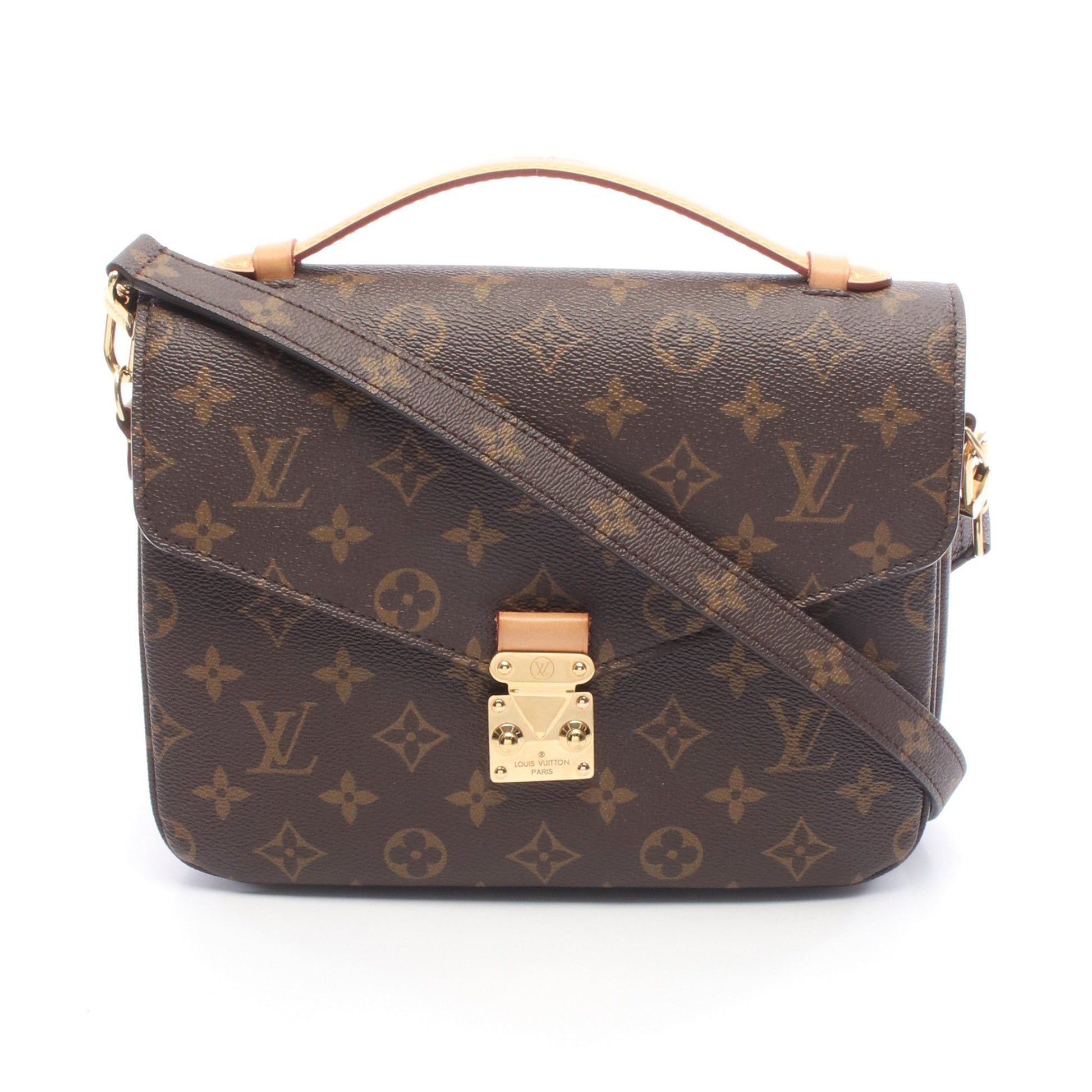 ポシェット メティス MM モノグラム ハンドバッグ PVC レザー ブラウン 2WAY ルイヴィトン バッグ LOUIS VUITTON