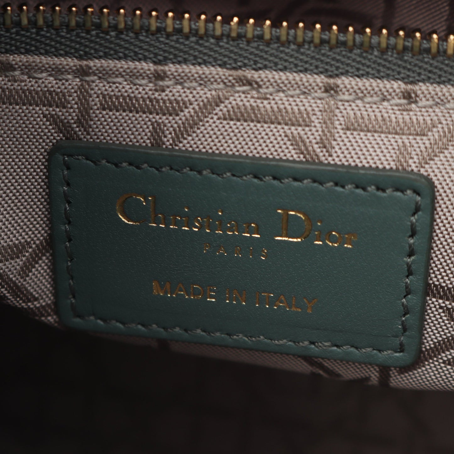 レディディオール スモール ハンドバッグ レザー グレーグリーン 2WAY クリスチャンディオール バッグ Christian Dior