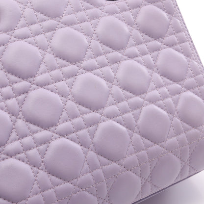 LADY DIOR レディディオール ハンドバッグ レザー ライトパープル ピンクパープル 2WAY クリスチャンディオール バッグ Christian Dior