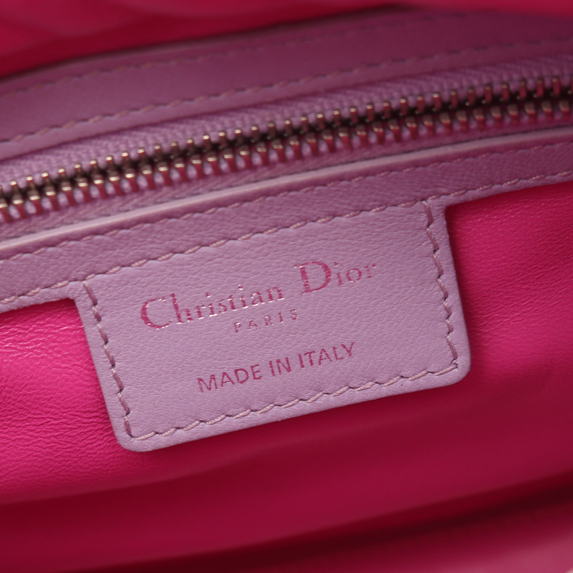 LADY DIOR レディディオール ハンドバッグ レザー ライトパープル ピンクパープル 2WAY クリスチャンディオール バッグ Christian Dior