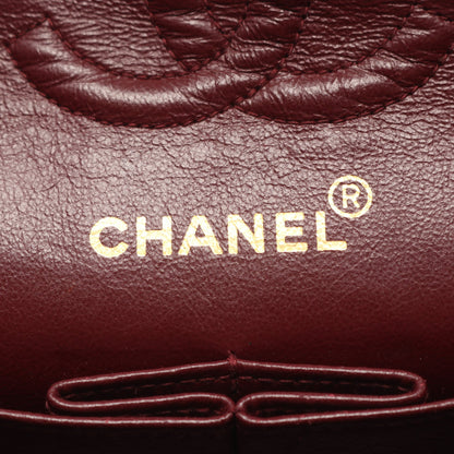 マトラッセ Wフラップ Wチェーンショルダーバッグ ラムスキン ブラック ゴールド金具 シャネル バッグ CHANEL