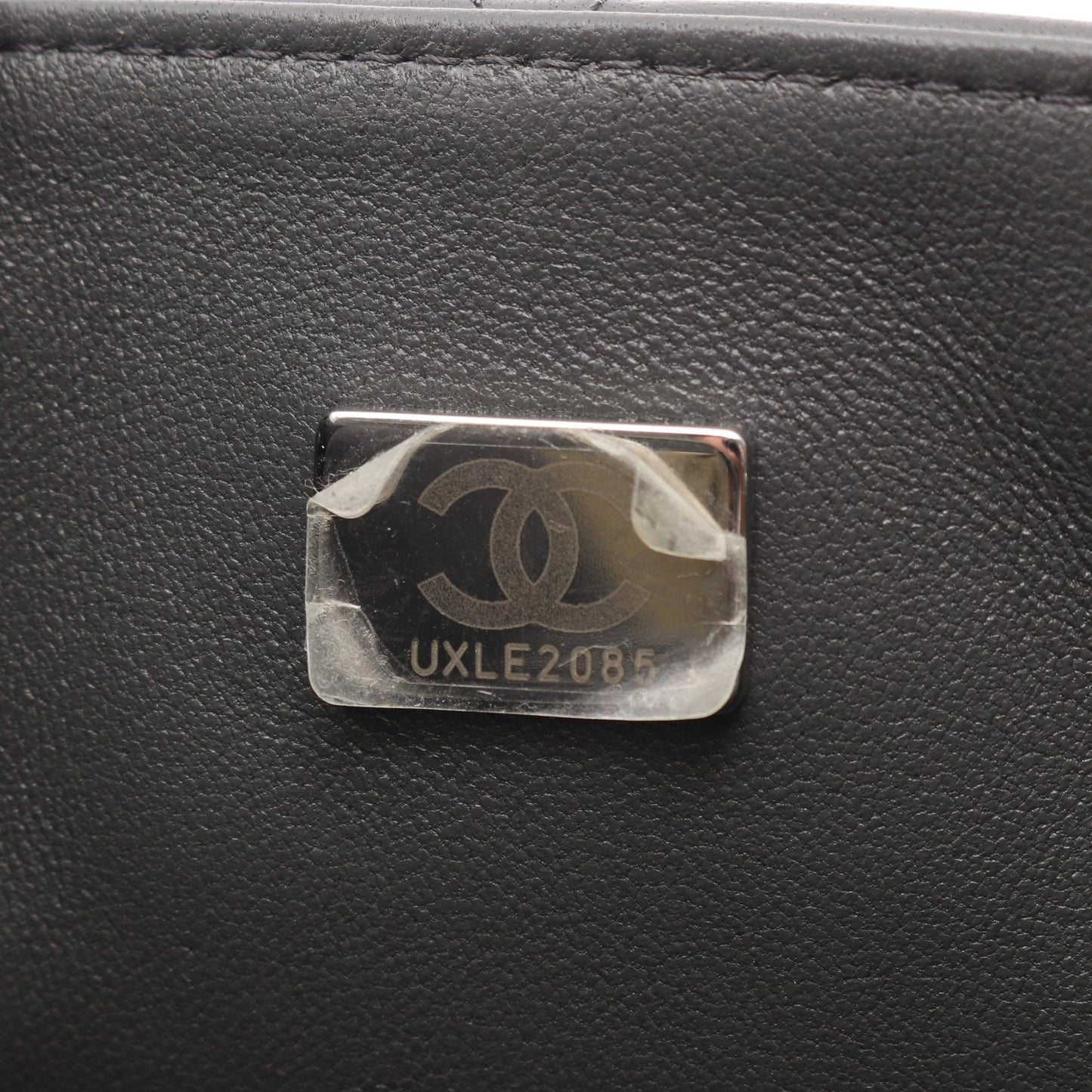 ミニマトラッセ チェーンショルダーバッグ ラムスキン グレー シルバー金具 シャネル バッグ CHANEL