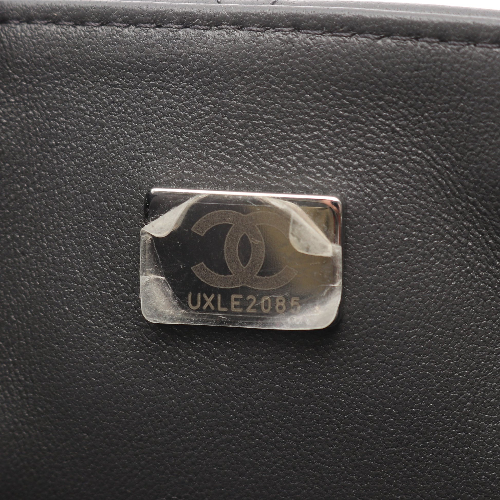 ミニマトラッセ チェーンショルダーバッグ ラムスキン グレー シルバー金具 シャネル バッグ CHANEL