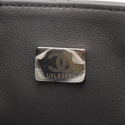 ミニマトラッセ チェーンショルダーバッグ ラムスキン グレー シルバー金具 シャネル バッグ CHANEL
