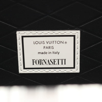 LOUIS VUITTON × FORNASETTI プティット マル モノグラム ショルダーバッグ レザー PVC ホワイト ブラウン ブラック ルイヴィトン バッグ LOUIS VUITTON
