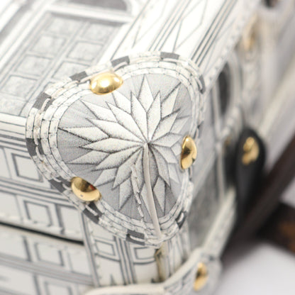 LOUIS VUITTON × FORNASETTI プティット マル モノグラム ショルダーバッグ レザー PVC ホワイト ブラウン ブラック ルイヴィトン バッグ LOUIS VUITTON
