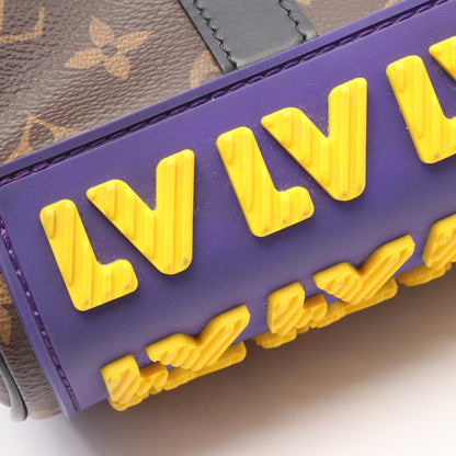 キーポルXS モノグラム LVラバー ミニボストンバッグ PVC レザー ラバー ブラウン ブラック マルチカラー 2WAY ルイヴィトン バッグ LOUIS VUITTON