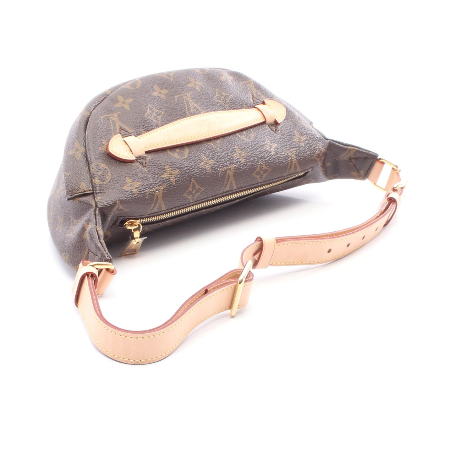 バムバッグ モノグラム ボディバッグ ウエストバッグ PVC レザー ブラウン ルイヴィトン バッグ LOUIS VUITTON