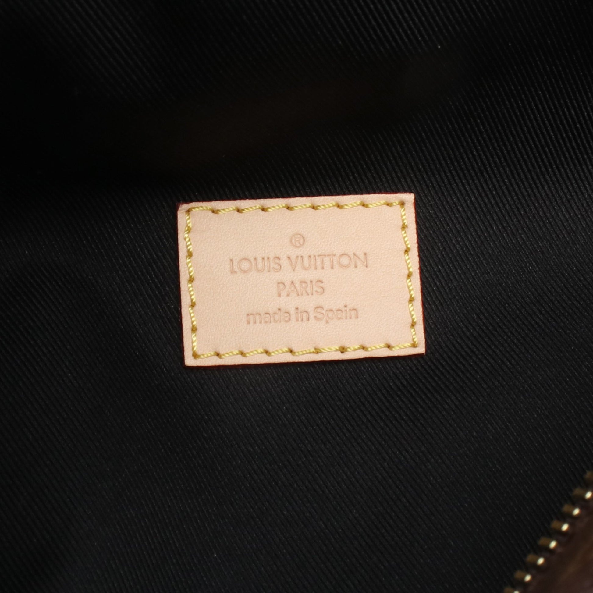 バムバッグ モノグラム ボディバッグ ウエストバッグ PVC レザー ブラウン ルイヴィトン バッグ LOUIS VUITTON