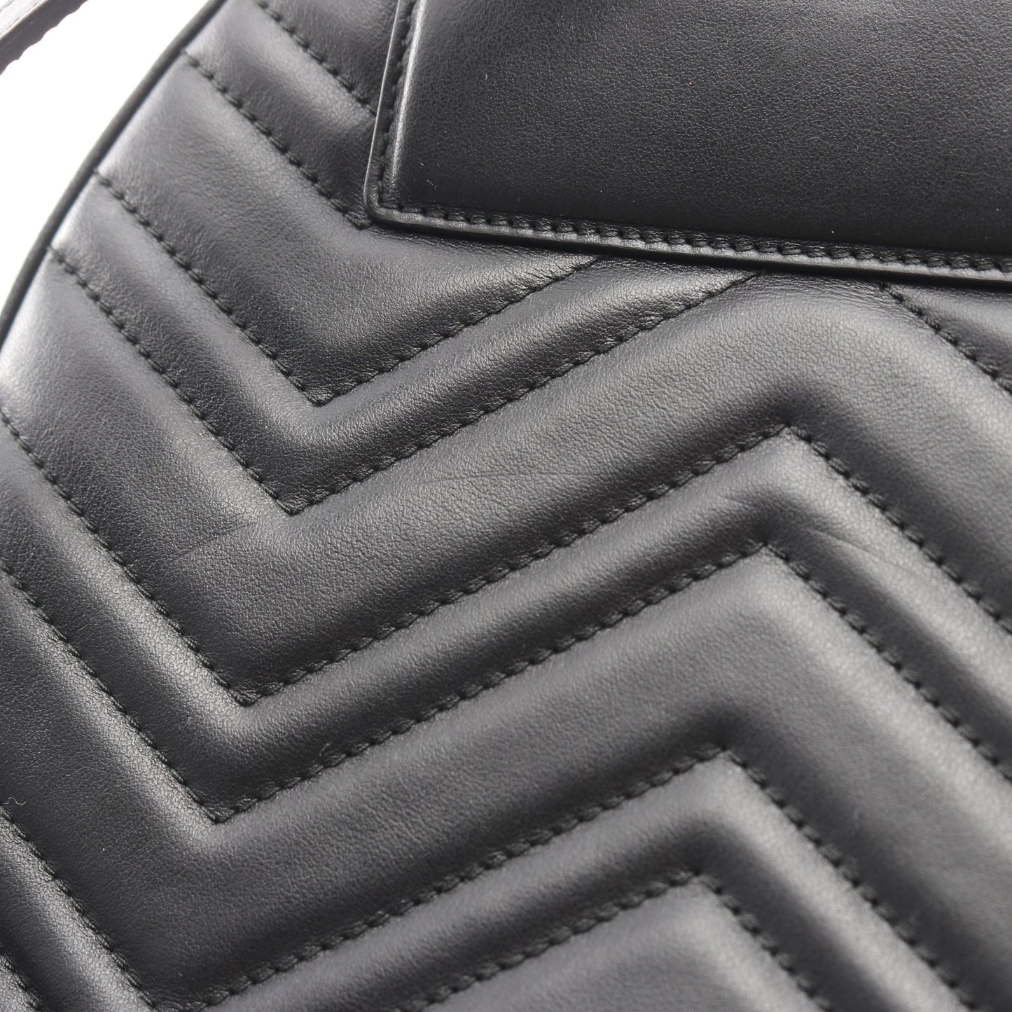 GGマーモント バックパック リュックサック レザー ブラック グッチ バッグ GUCCI
