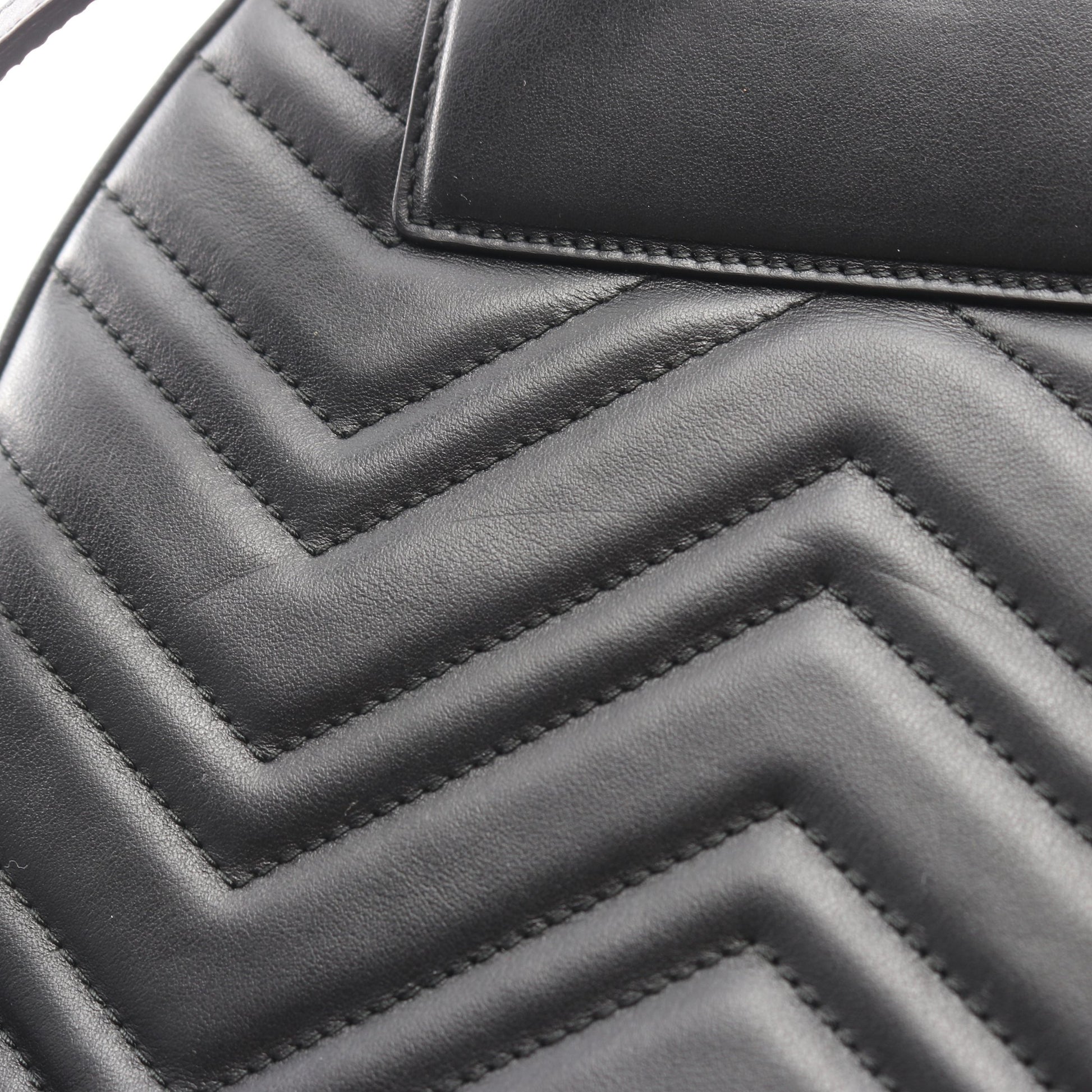GGマーモント バックパック リュックサック レザー ブラック グッチ バッグ GUCCI