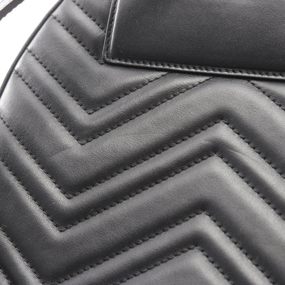 GGマーモント バックパック リュックサック レザー ブラック グッチ バッグ GUCCI
