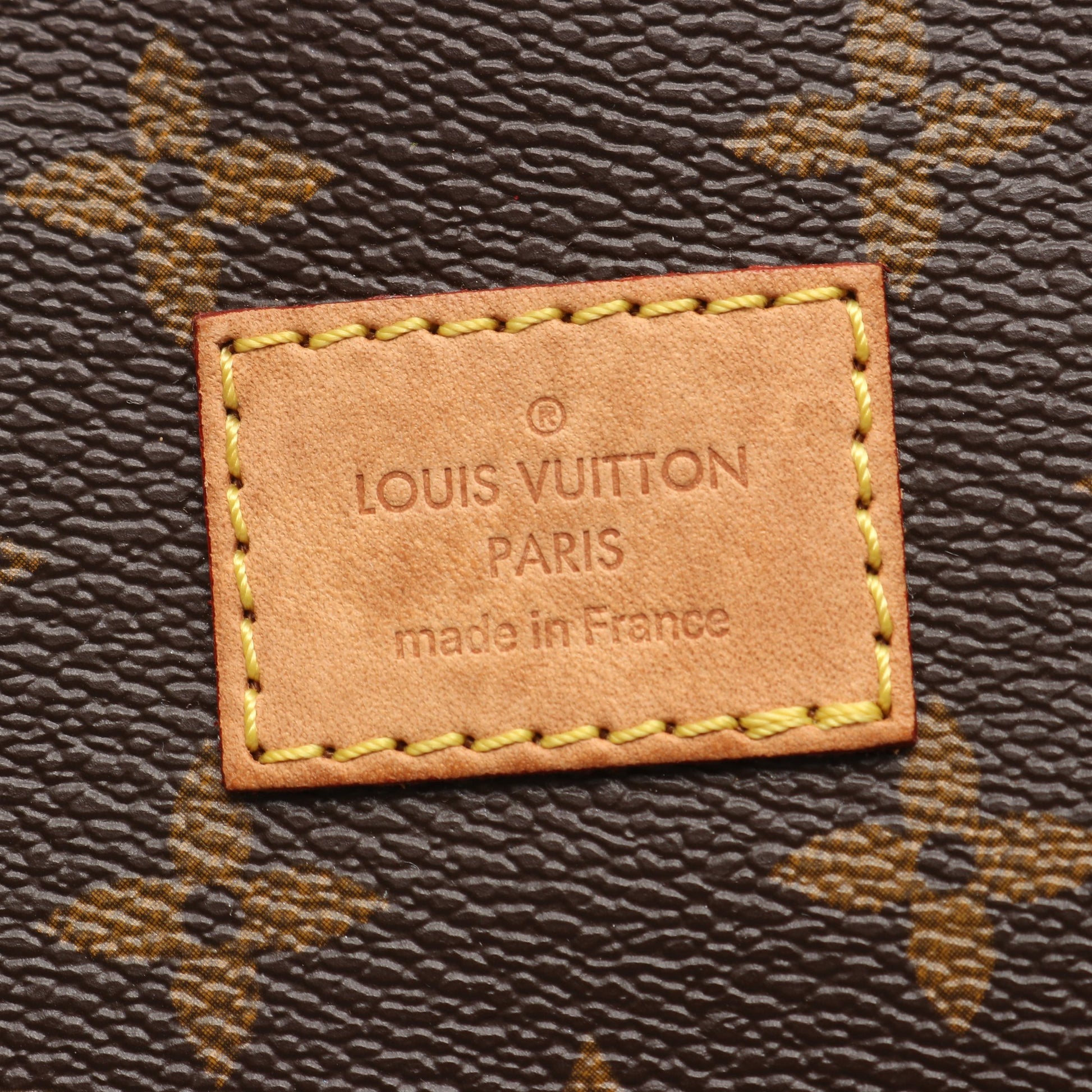 ソミュール30 モノグラム ショルダーバッグ PVC レザー ブラウン ルイヴィトン バッグ LOUIS VUITTON