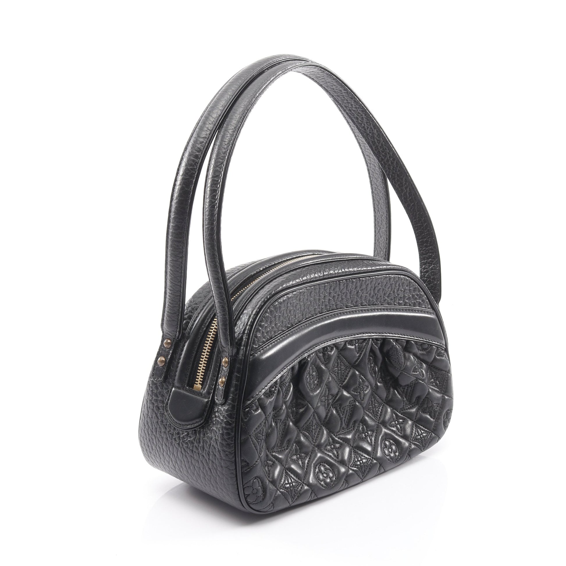 クララ モノグラムヴィエンナ ショルダーバッグ レザー ブラック ルイヴィトン バッグ LOUIS VUITTON