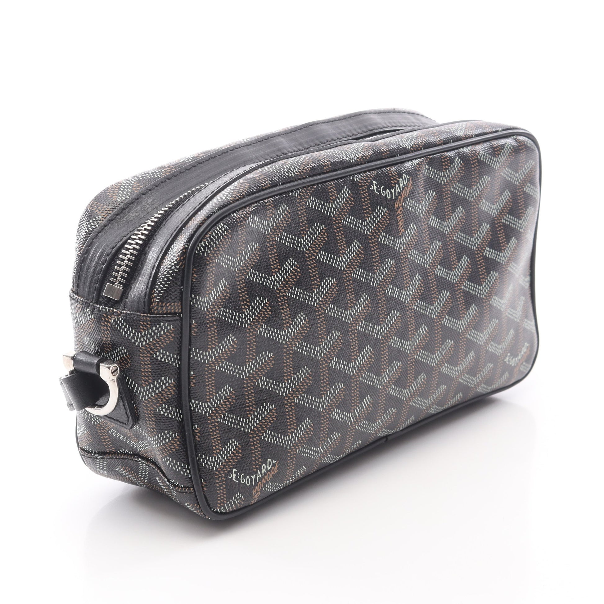 カップヴェールPM ショルダーバッグ コーティングキャンバス レザー ブラック マルチカラー ゴヤール バッグ GOYARD