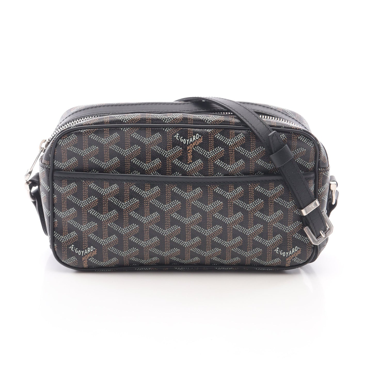 カップヴェールPM ショルダーバッグ コーティングキャンバス レザー ブラック マルチカラー ゴヤール バッグ GOYARD