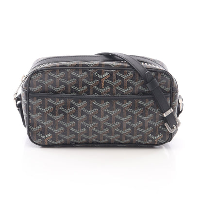 カップヴェールPM ショルダーバッグ コーティングキャンバス レザー ブラック マルチカラー ゴヤール バッグ GOYARD