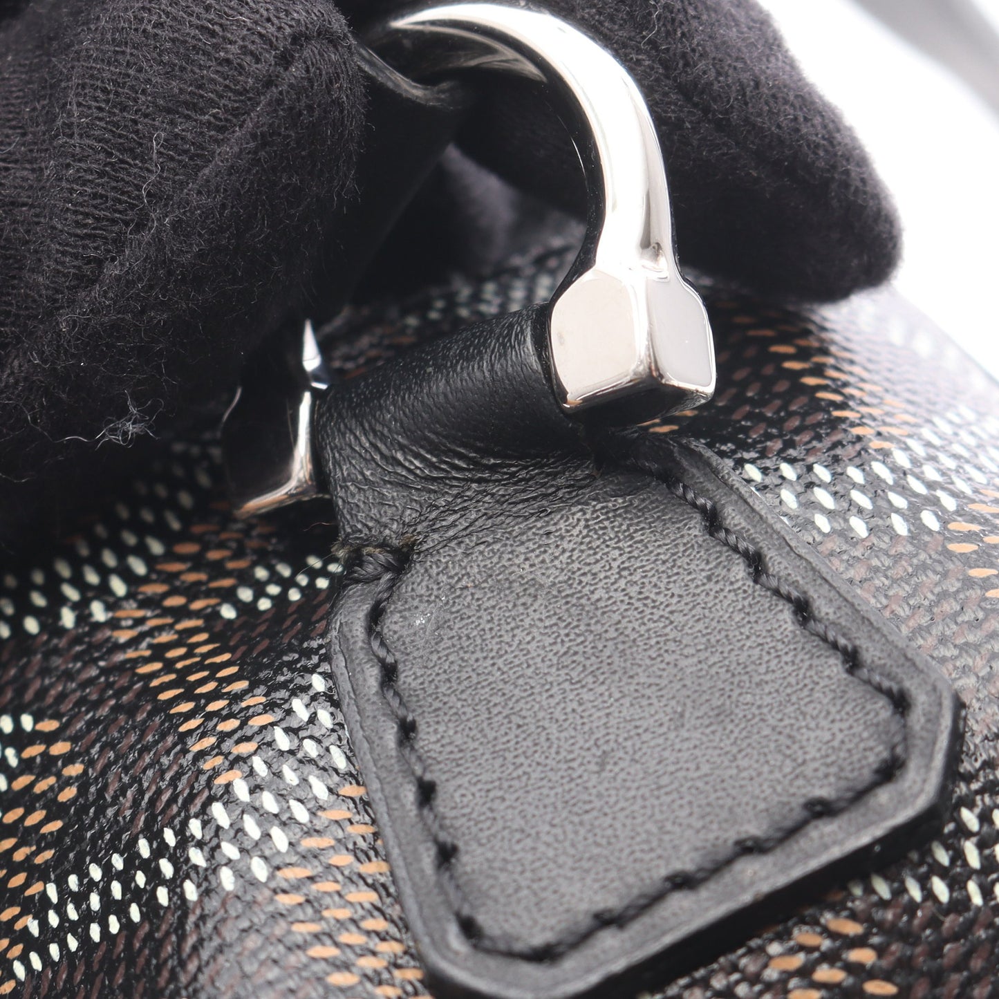 カップヴェールPM ショルダーバッグ コーティングキャンバス レザー ブラック マルチカラー ゴヤール バッグ GOYARD