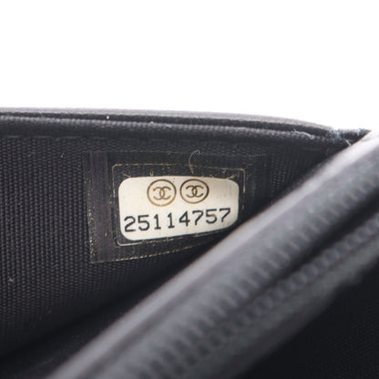 ボーイシャネル チェーンショルダーバッグ レザー ブラック ゴールド金具 シャネル バッグ CHANEL
