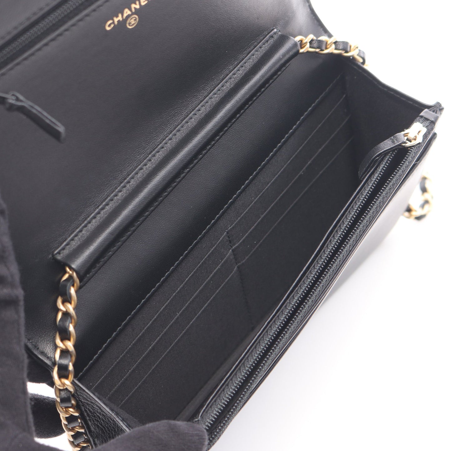 ボーイシャネル チェーンショルダーバッグ レザー ブラック ゴールド金具 シャネル バッグ CHANEL