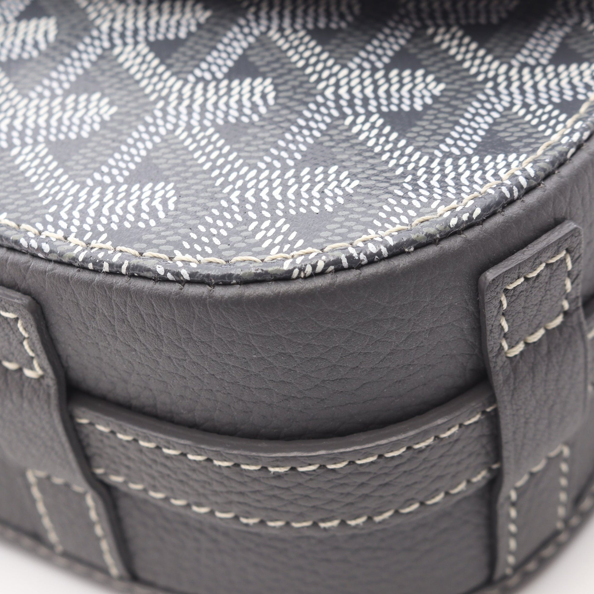 ベルヴェデーレPM ショルダーバッグ コーティングキャンバス レザー グレー マルチカラー ゴヤール バッグ GOYARD