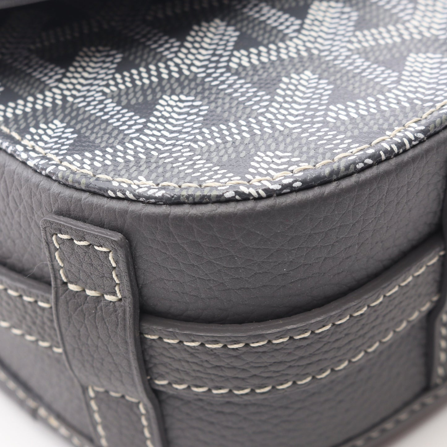 ベルヴェデーレPM ショルダーバッグ コーティングキャンバス レザー グレー マルチカラー ゴヤール バッグ GOYARD