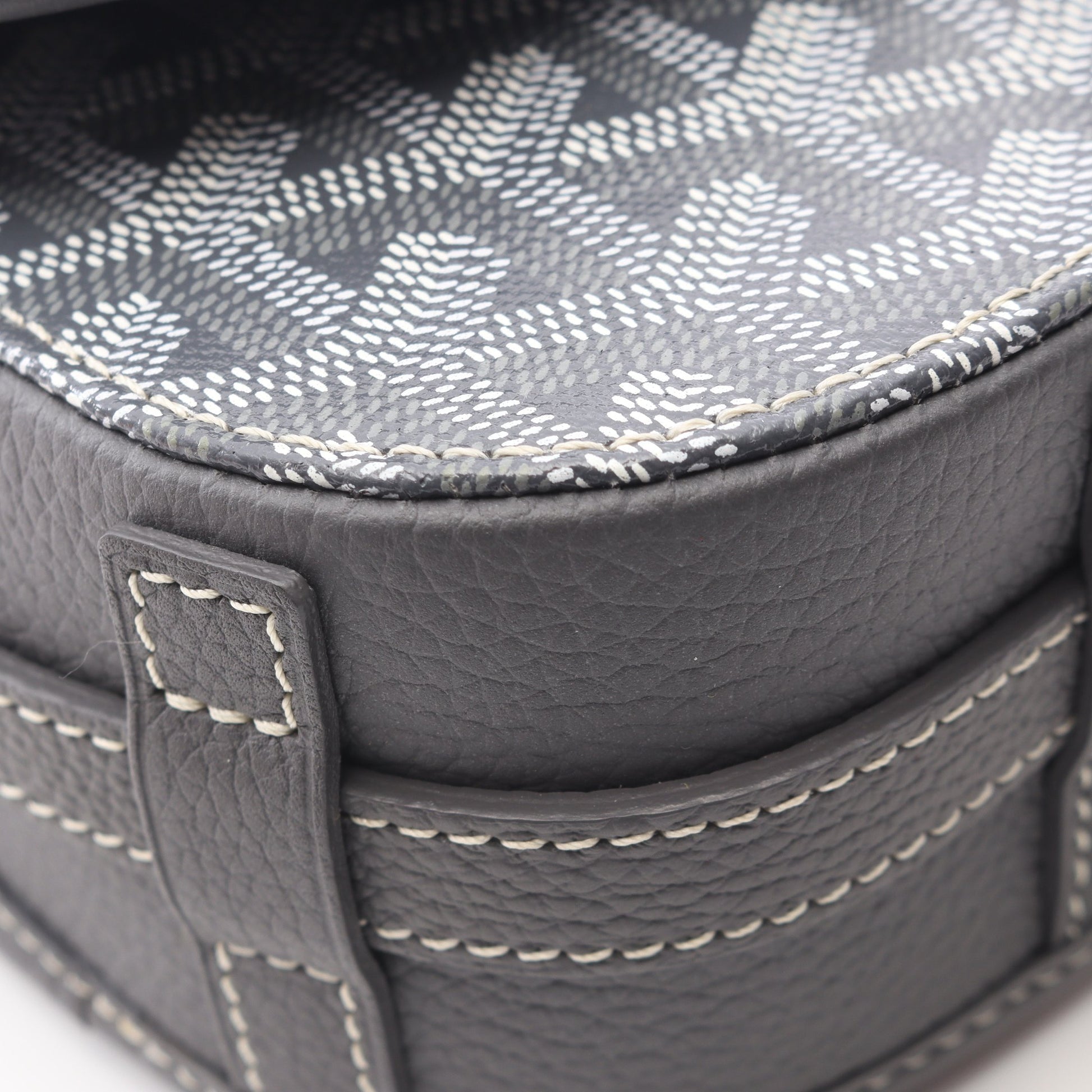 ベルヴェデーレPM ショルダーバッグ コーティングキャンバス レザー グレー マルチカラー ゴヤール バッグ GOYARD